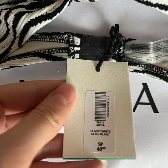 Zebra swim top, small, NWT - Picture 2 of 4
